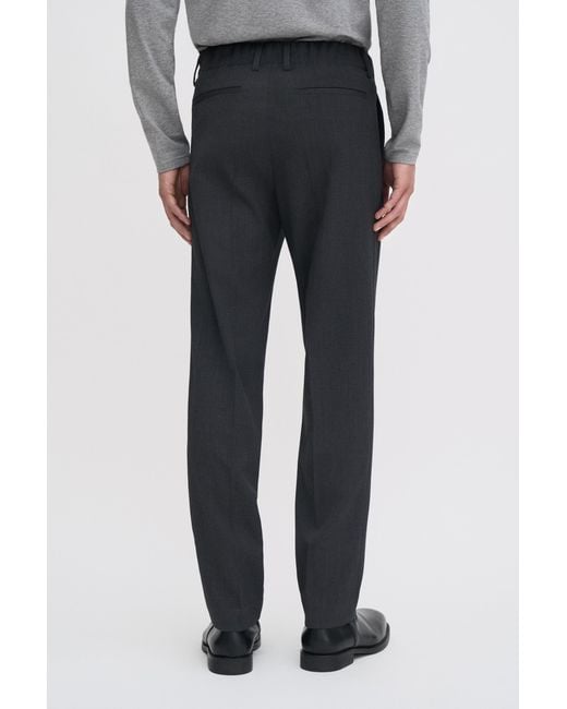 Filippa K Black Troy Trousers for men