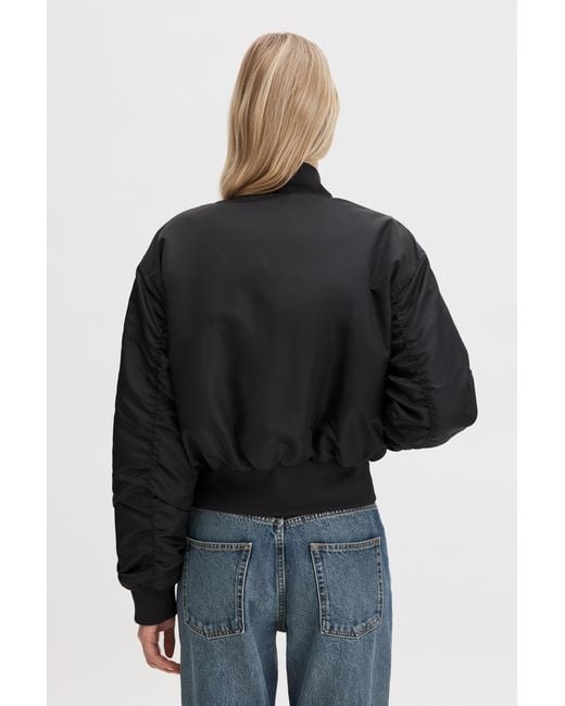 Filippa K Black Nylon Zip Jacket