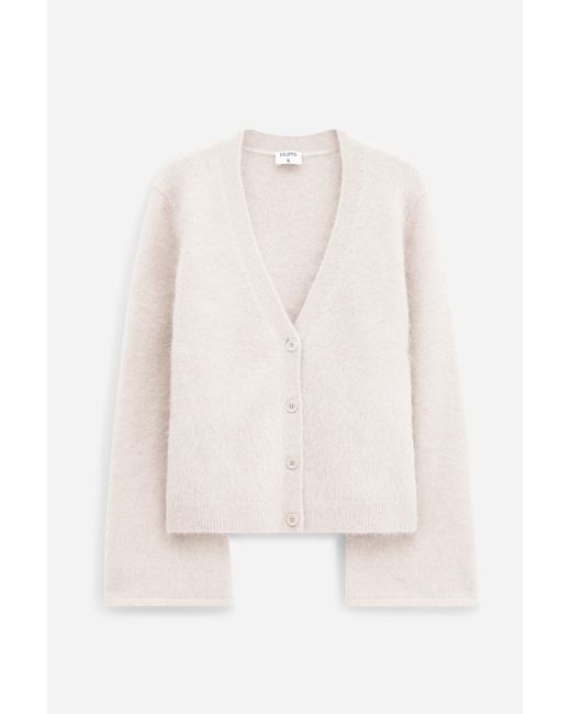 Filippa K White Fluffy Cardigan