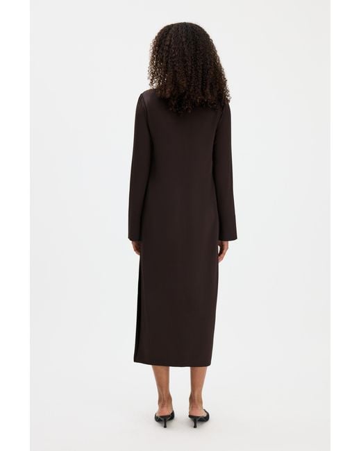 Filippa K Black Naia Boatneck Dress