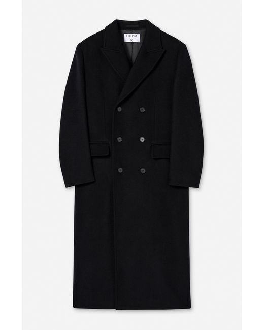 Filippa K Blue Damian Wool Coat for men