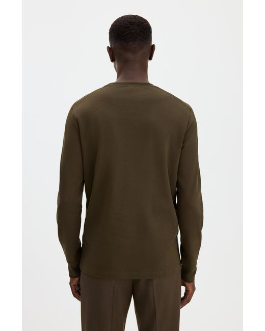 Filippa K Brown Hammer Sleeve Sweater for men