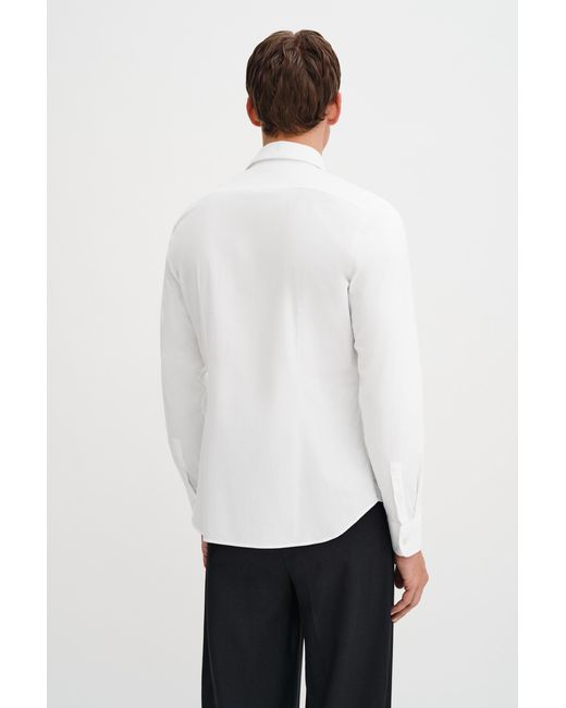 Filippa K White Slim Cotton Stretch Shirt for men