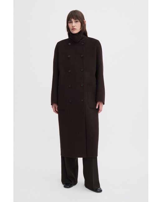 Filippa K Black Amelia Doublé Coat
