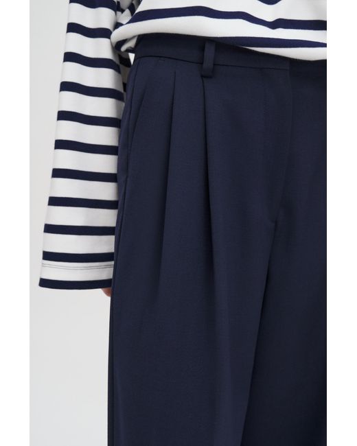 Filippa K Blue Darcey Wool Trousers