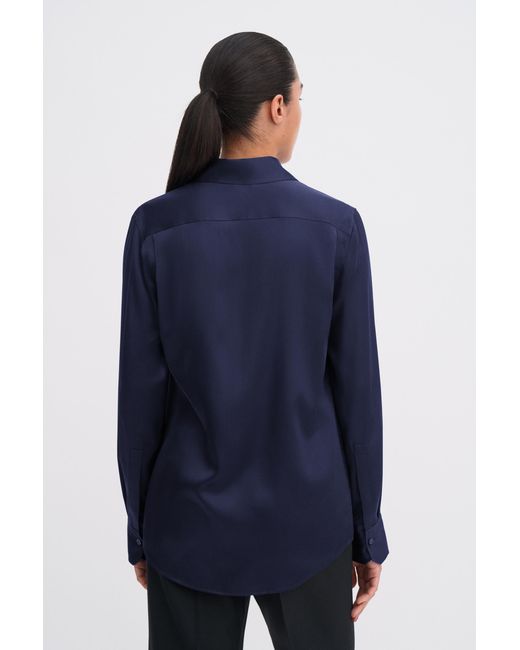 Filippa K Blue Silk Shirt