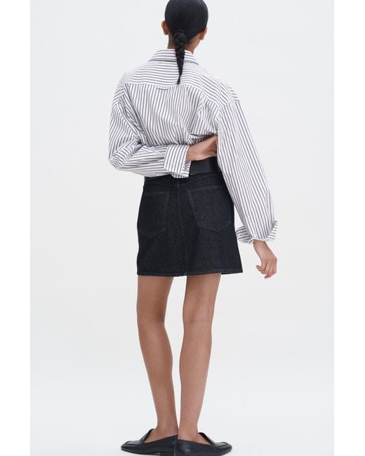 Filippa K Black Patch Pocket Mini Skirt
