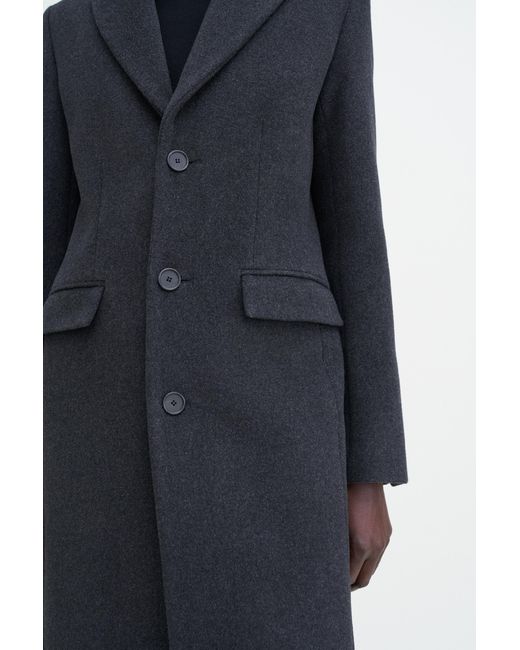Filippa K Blue 93 Slim Wool Coat
