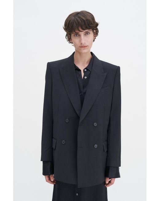 Filippa K Black Double Breasted Blazer