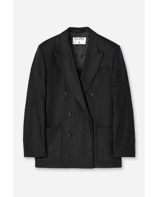 Filippa K Black Michael Flannel Blazer for men