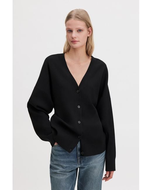 Filippa K Black Hourglass Cardigan