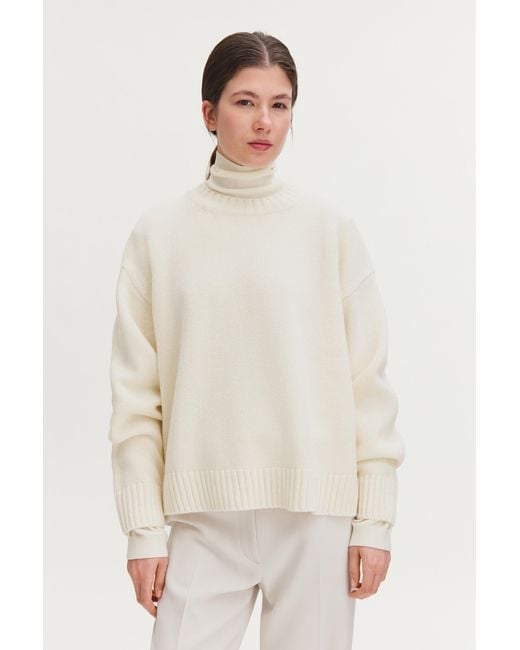 Filippa K Natural Wool Cashmere Sweater