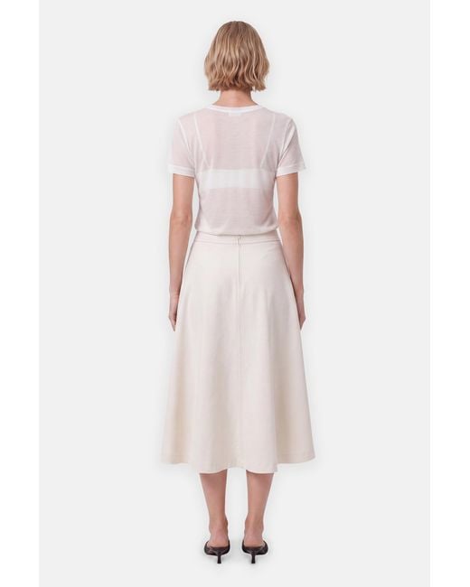 Filippa K White Flared Skirt