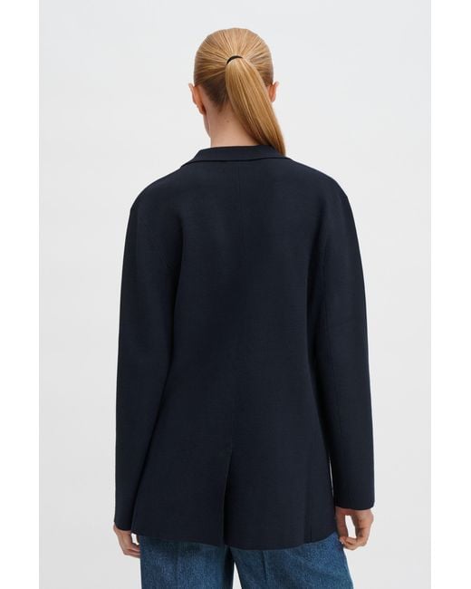 Filippa K Blue Milano Knit Blazer