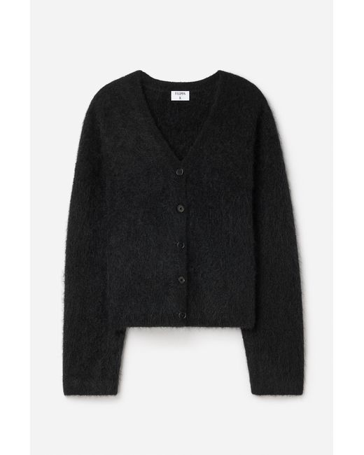 Filippa K Black Fluffy Cardigan
