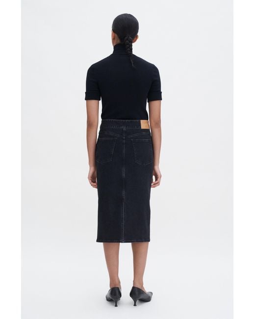 Filippa K Blue Trucker Jean Skirt