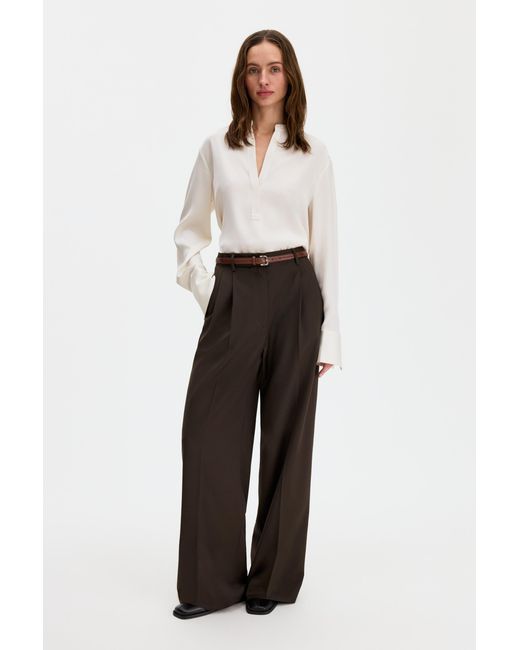 Filippa K White Half Placket Blouse