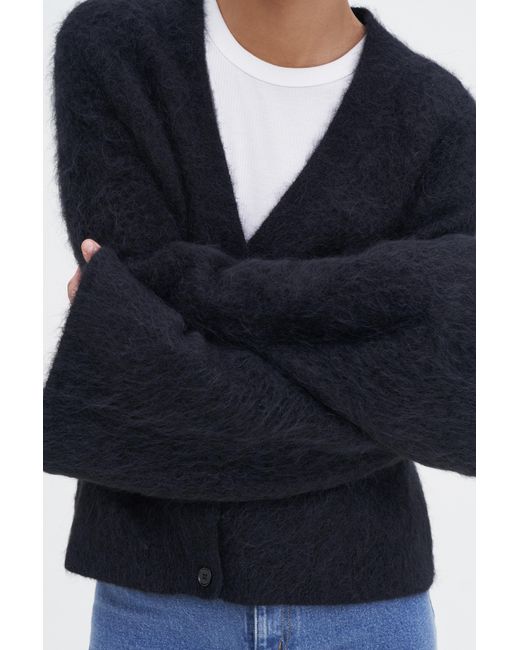 Filippa K Blue Fluffy Cardigan