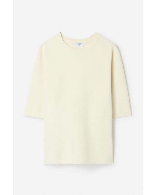 Filippa K Natural Milano Knit T-Shirt