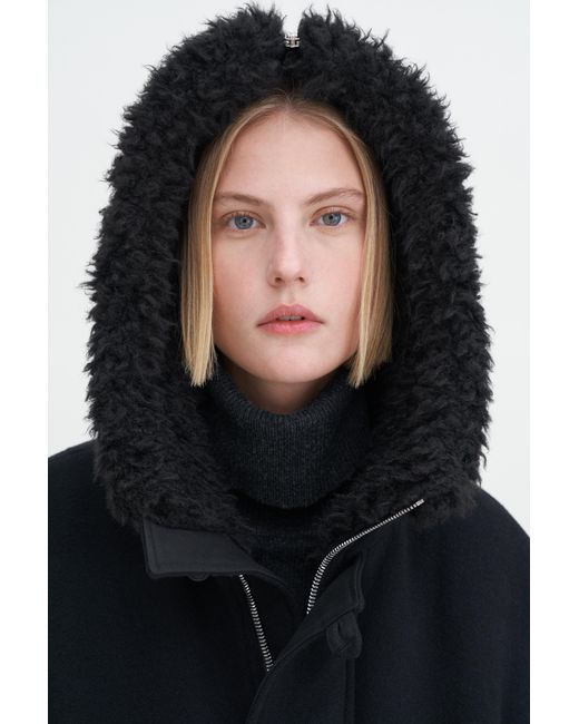 Filippa K Blue Wool Parka