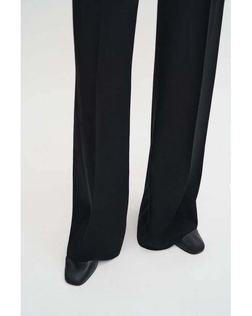 Filippa K White Harlow Drapey Trousers