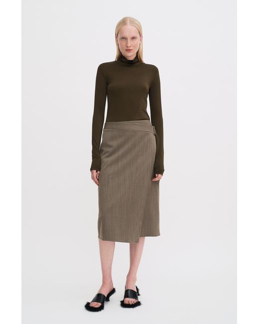 Filippa K Multicolor Fitted Jersey Turtleneck