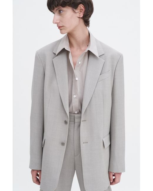 Filippa K Gray Davina Oversized Blazer