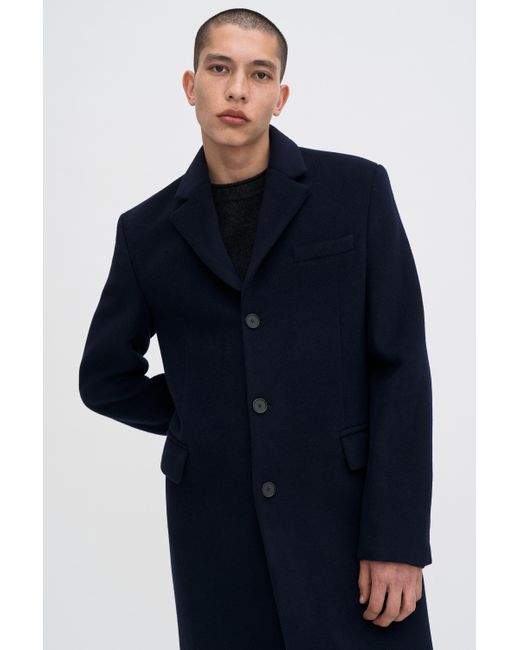 Filippa K Blue William Wool Coat for men