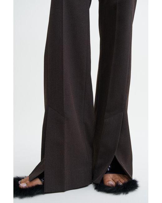 Filippa K Black Twill Twist Seam Trousers