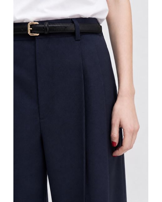 Filippa K Blue Darcey Cool Wool Trouser