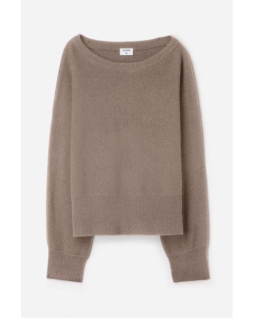 Filippa K Multicolor Wool Yak Boatneck Sweater