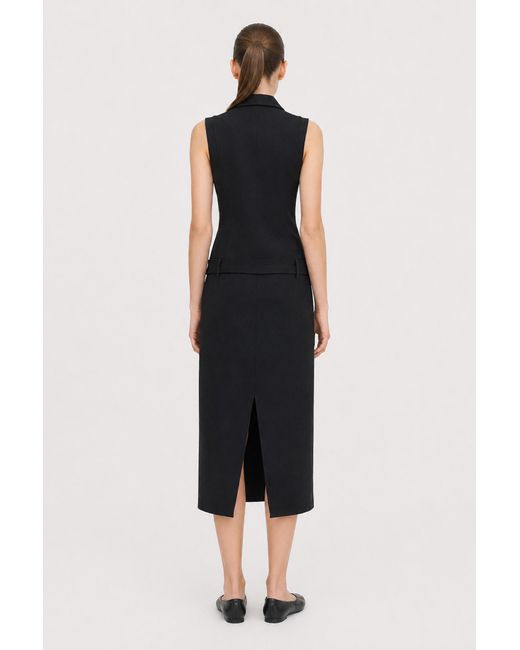 Filippa K Blue Belted Zip Dress
