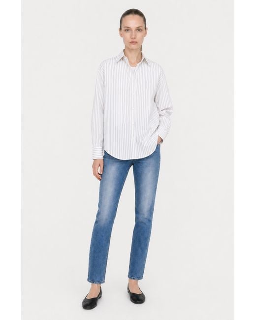 Filippa K White Classic Poplin Shirt