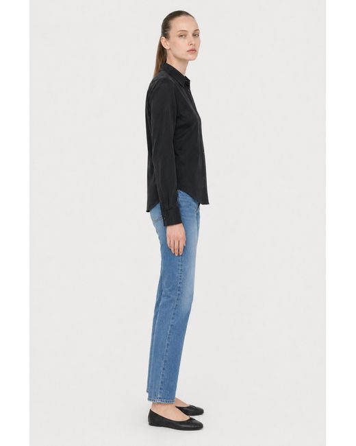 Filippa K Blue Garment Dyed Shirt