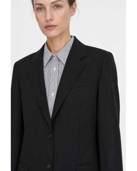 Filippa K Black Delilah Cool Wool Blazer