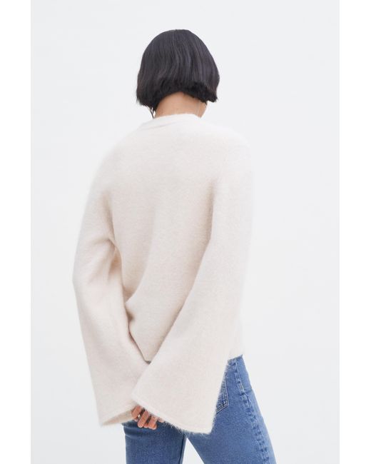 Filippa K White Fluffy Cardigan