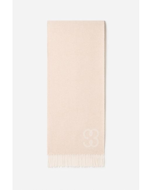 Filippa K Natural Monogram Scarf