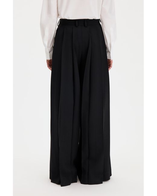 Filippa K White Fully Pleated Trousers