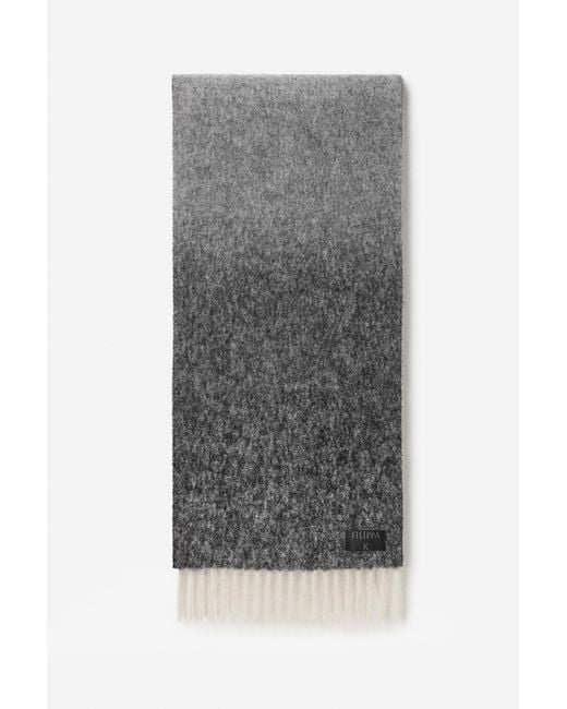 Filippa K Women's Gray Degradé Alpaca Mohair Scarf
