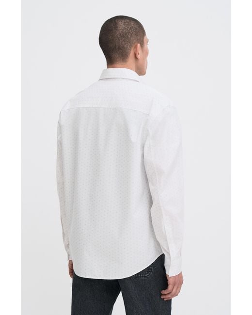 Filippa K White Relaxed Tailored Shirt for men