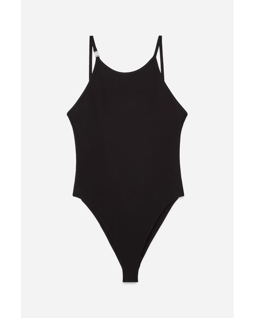 Filippa K White Deep Back Swimsuit