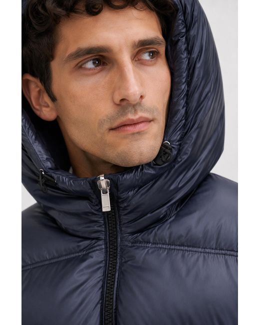 Filippa K Blue Puffer Down Jacket for men