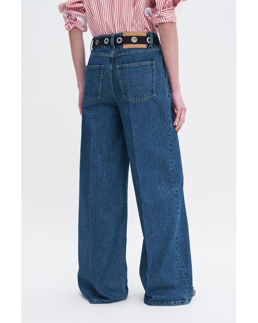 Filippa K Blue Wide Leg Jeans