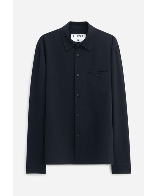 Filippa K Blue M. Blake Overshirt for men