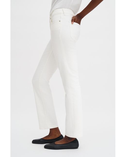 Filippa K White Stella Jeans Cropped