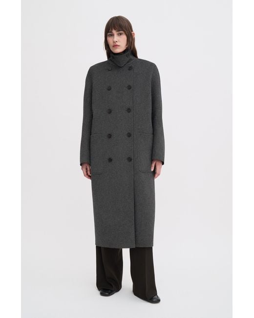 Filippa K Black Amelia Doublé Coat