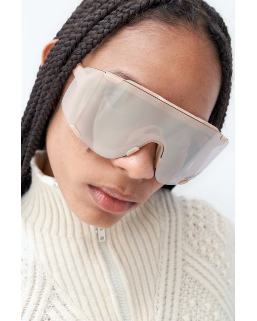 Filippa K White Ski Sunglasses