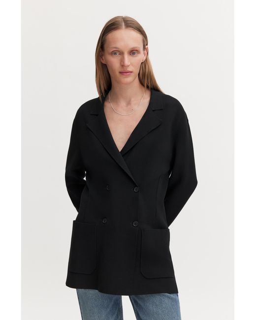 Filippa K Blue Milano Knit Blazer