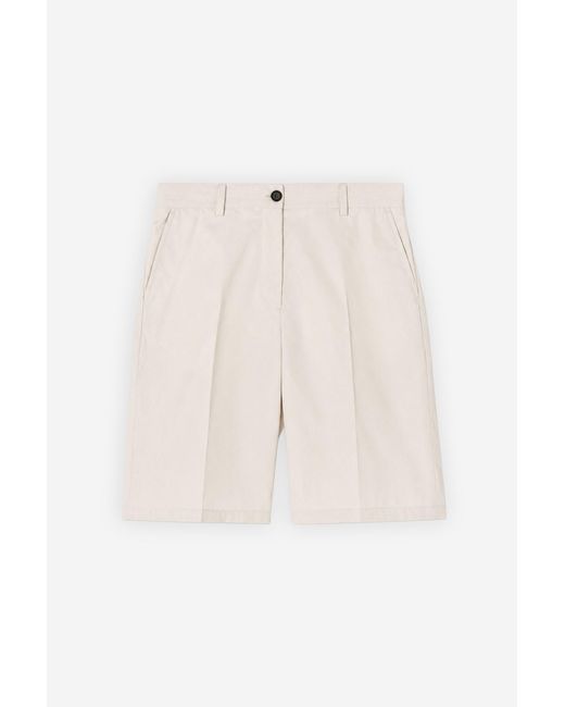Filippa K Natural Claire Cotton Shorts