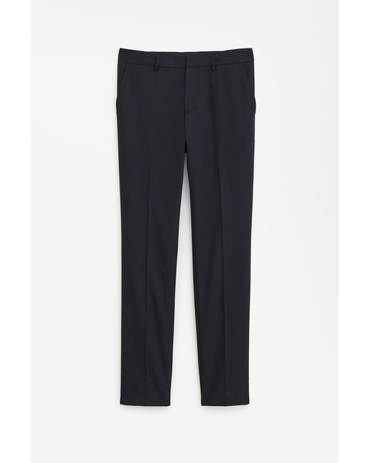Filippa K Black Liam Wool Trousers for men